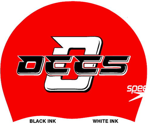 Occs Latex Cap Red And White In Colour