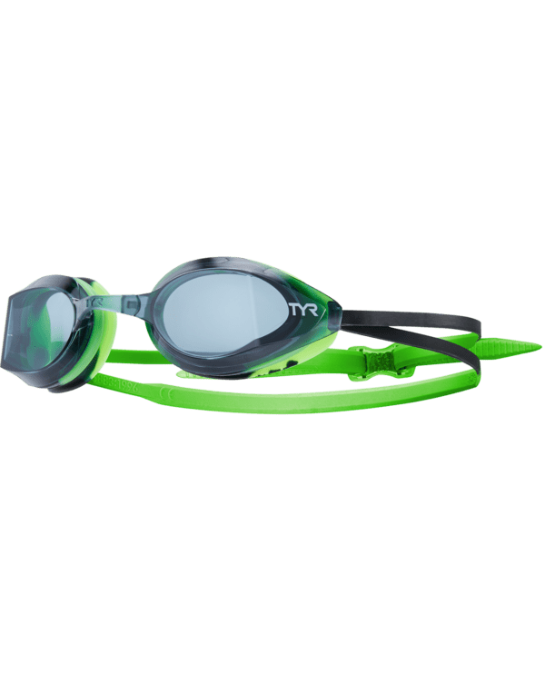 Tyr Edge X Racing Adult Goggles Black And Green Small